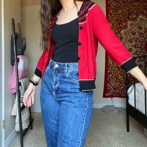 Red Cardigan